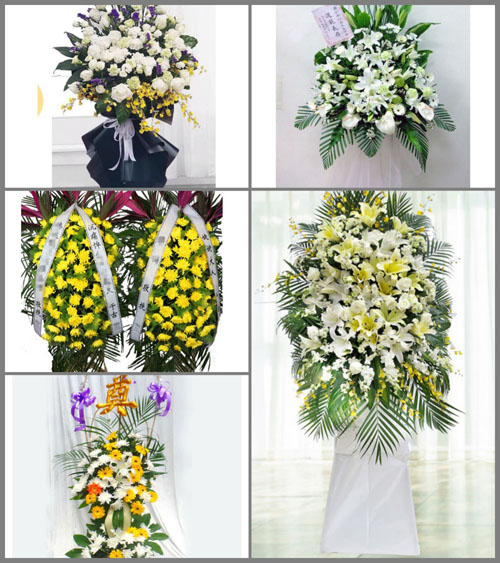 海南海口市龙华区滨海街道白事花篮预定